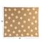 Hello Honey® Brown & White Flowers Cotton Knit Baby Blanket